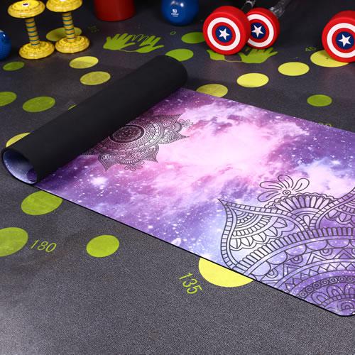 Suede Natural Rubber Yoga Mat