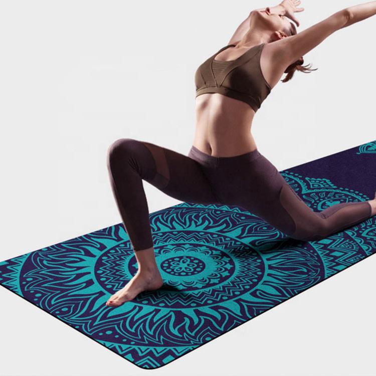 Suede Natural Rubber Yoga Mat